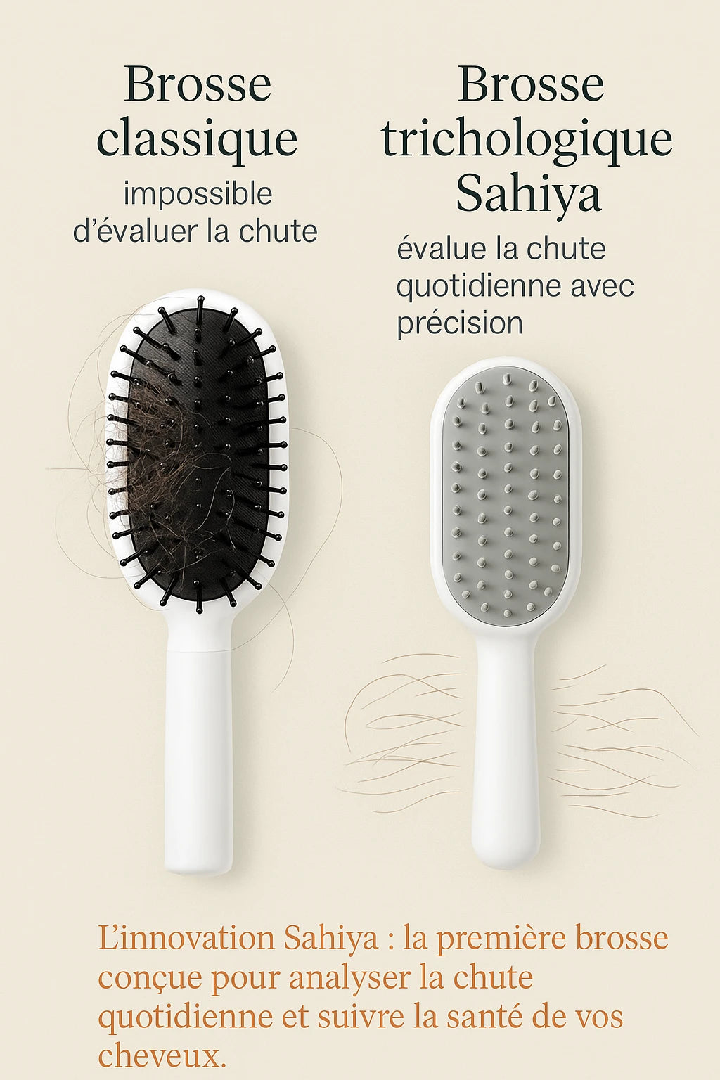 Brosse trichologique