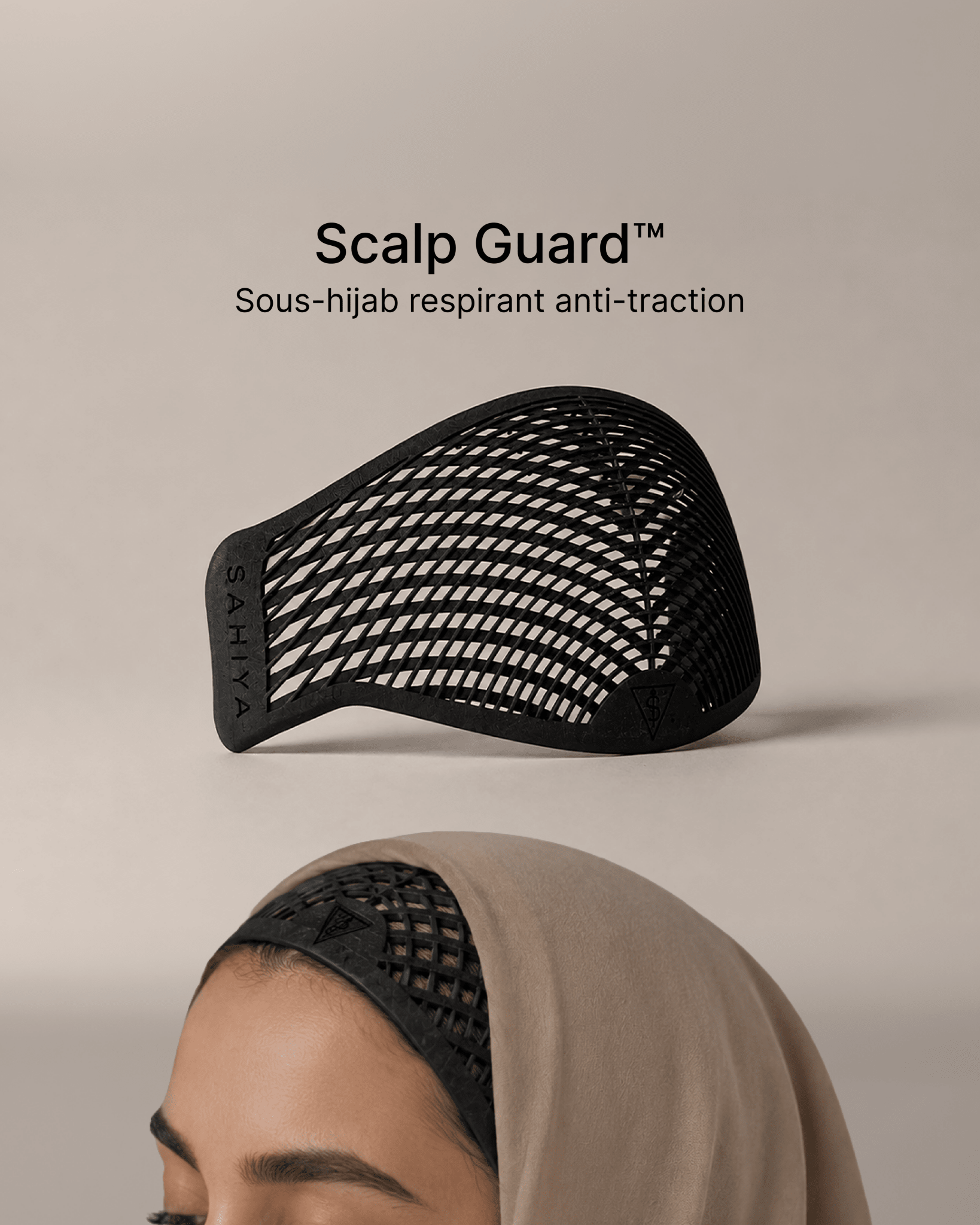 Sous hijab respirant anti-chute — Scalp Guard™