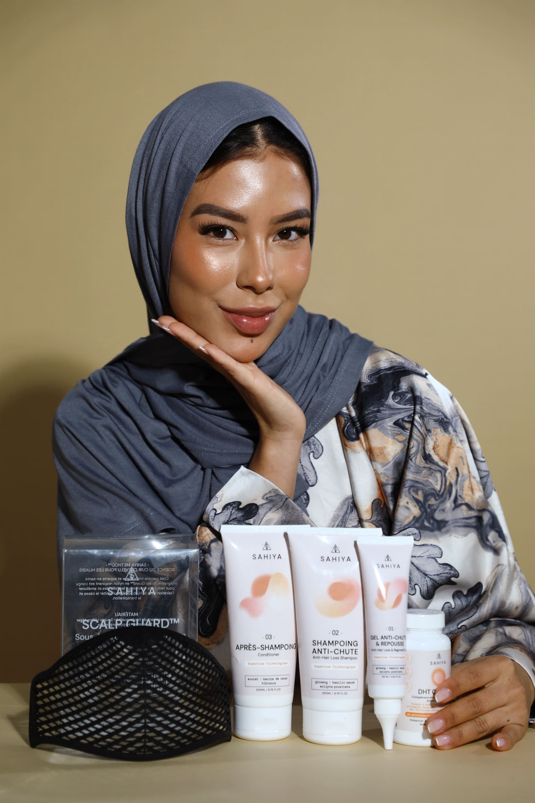 Pack hijab anti-chute