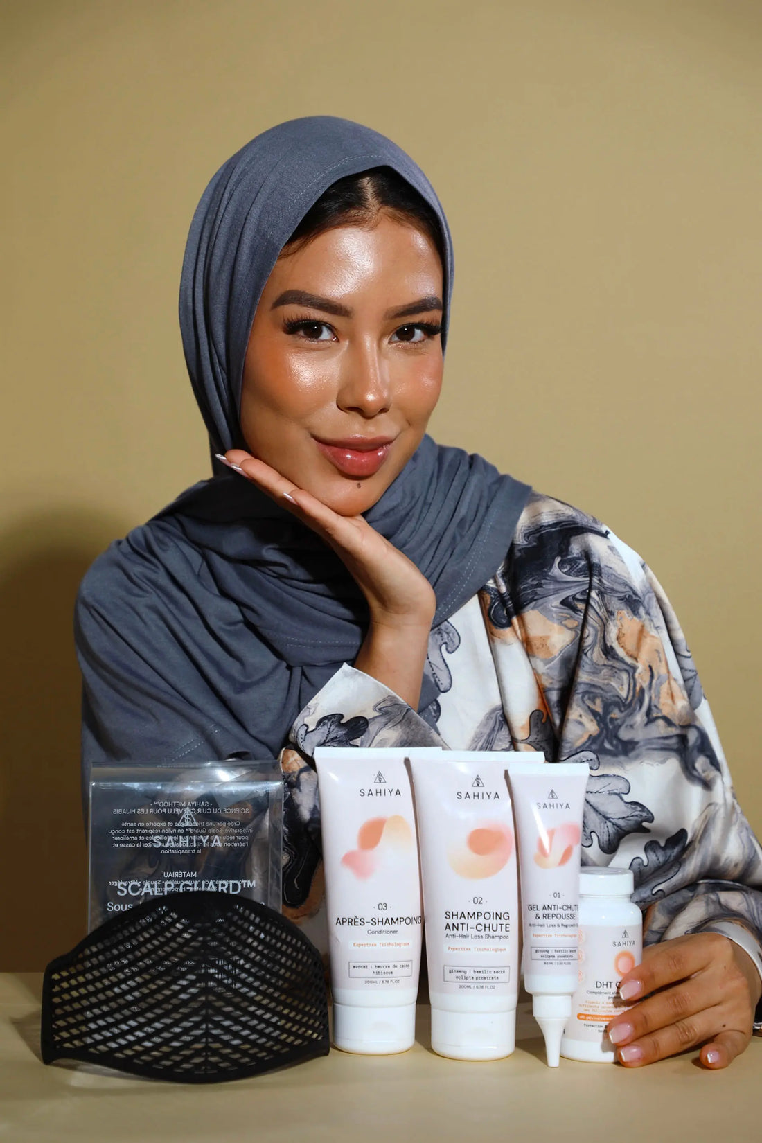 Pack hijab anti-chute