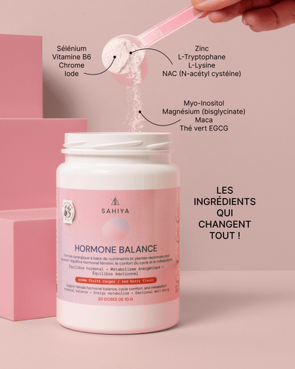 Ingrédients Hormone Balance myo-inositol magnésium zinc chute hormonale