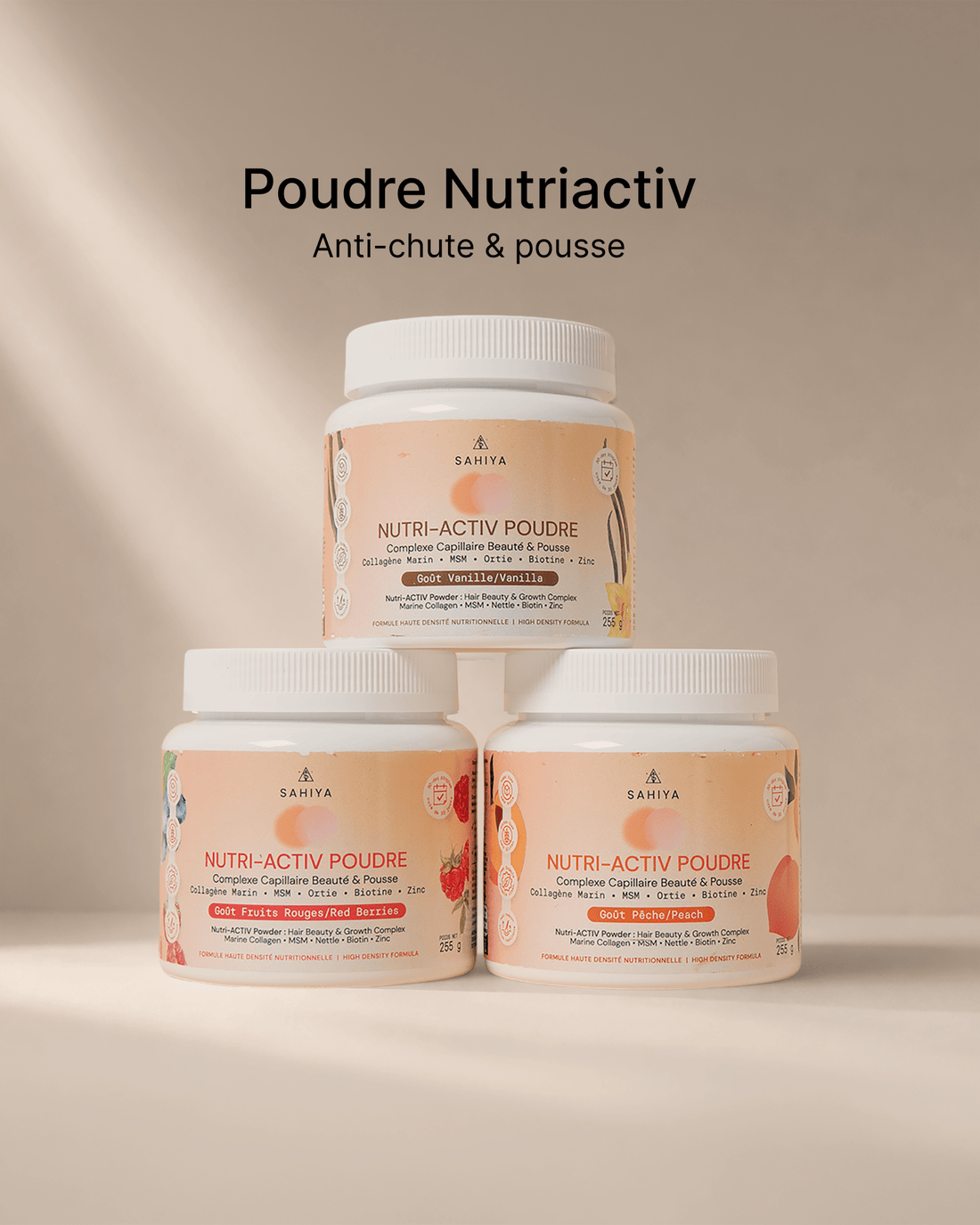 Poudre Nutriactiv | Anti-chute &amp; pousse